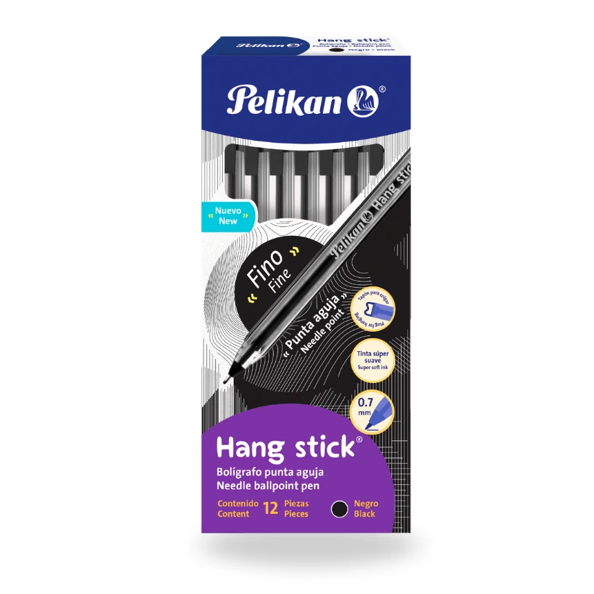 Boligrafo Pelikan Hang Stick FINO 12pcs