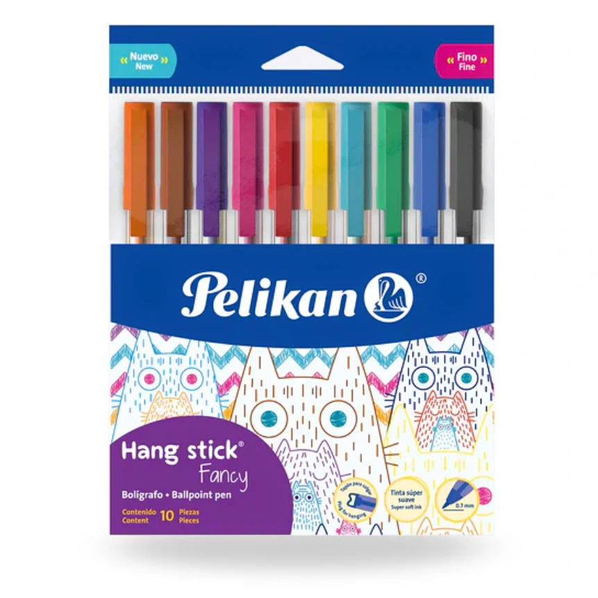 Boligrafo Pelikan Hang Stick FANCY 10 colores