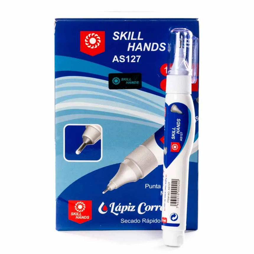 Corrector en Boligrafo Skill Hands 9ml