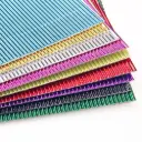 Carton corrugado Metalizado 50x70cm Surtido 10 colores