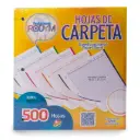 Hojas de carpeta RODYM 5mm 3 perforaciones 5 colores 500hjs