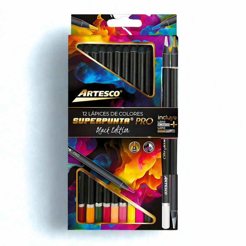 Color largo Artesco superpunta PRO 4mm 12 colores