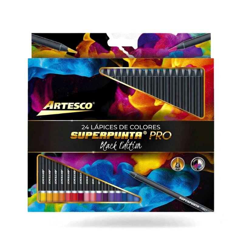 Color largo Artesco superpunta PRO 4mm 24 colores