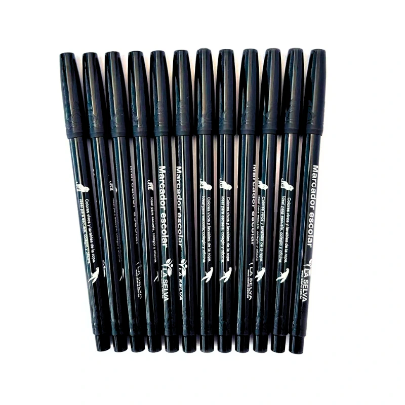Marcador escolar La Selva de 12pcs