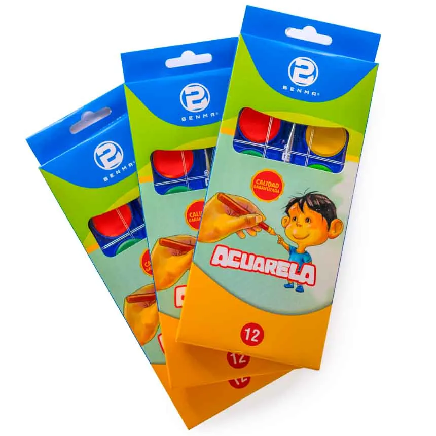 Acuarela Benma Grande 12 colores