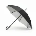Paraguas tipo baston Economico Negro de 55cm