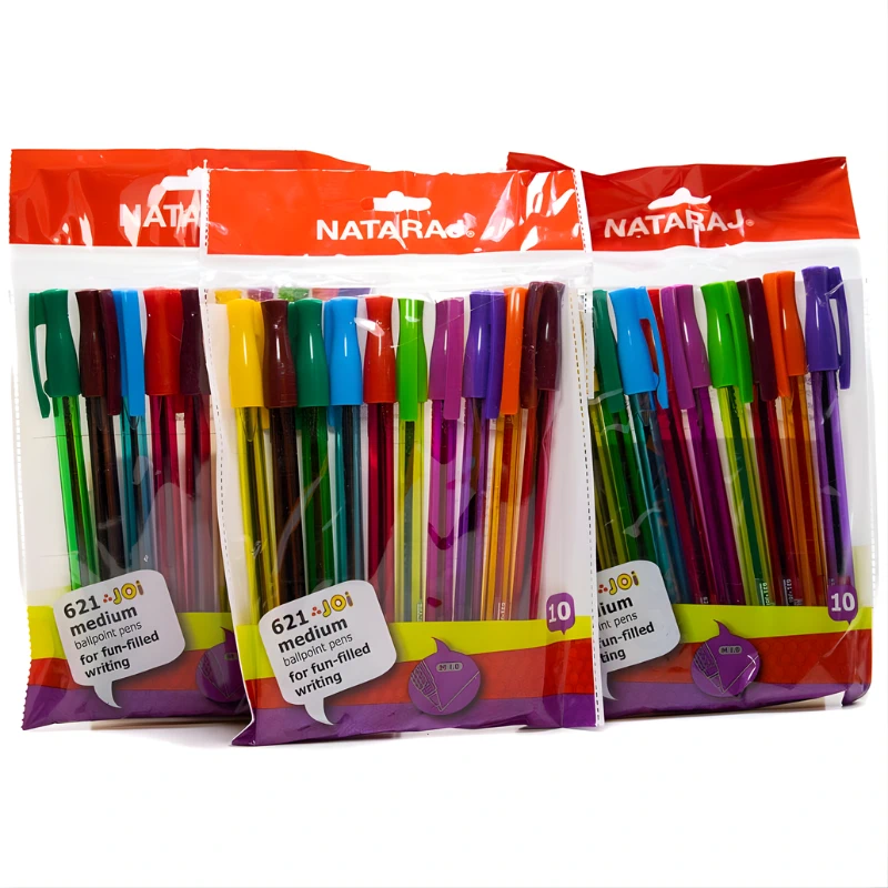 Boligrafo 621 1.0mm Nataraj 10 colores
