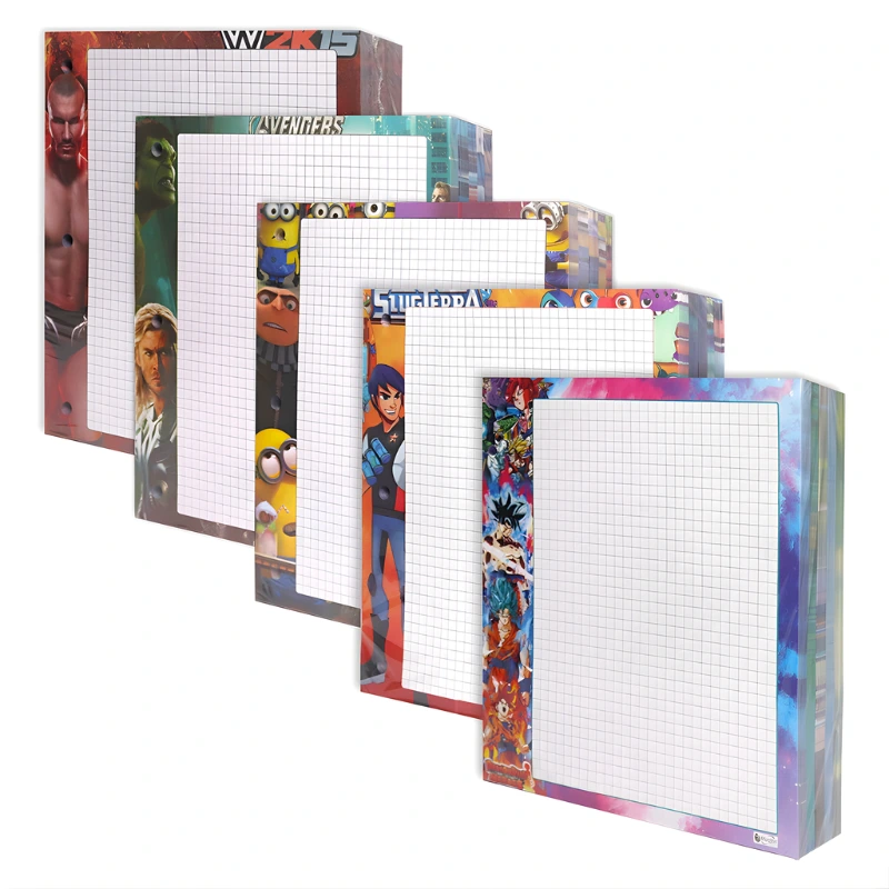 Hojas de carpeta Full Color Flipo 500h