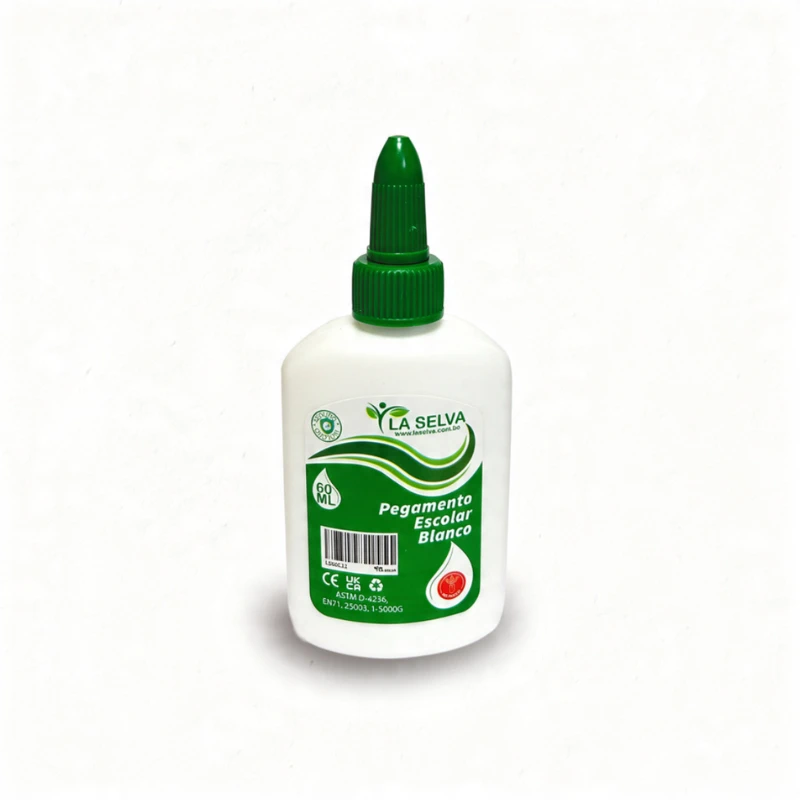 Pegamento escolar Blanco La selva 60ml