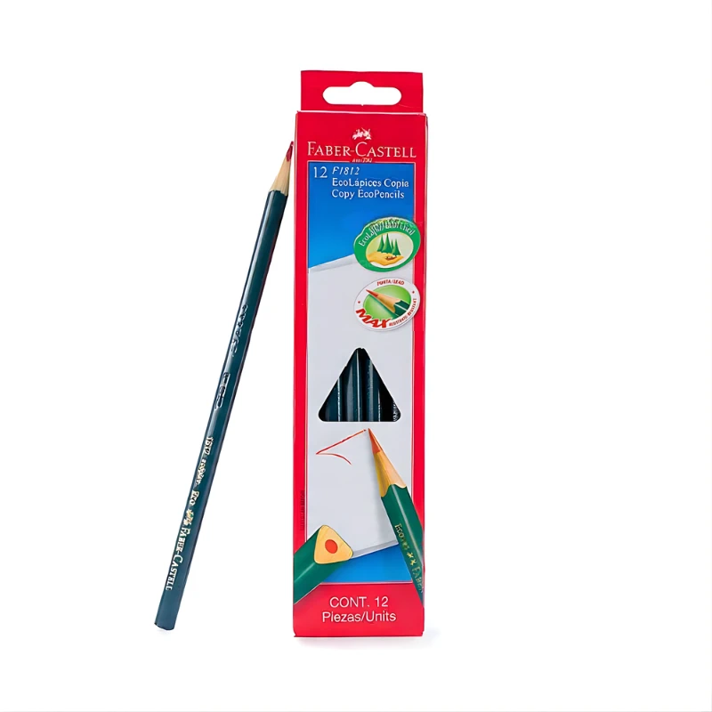 Lapiz rojo Faber Castell de 12u