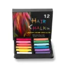  Tiza/tinte para cabello de 12 colores