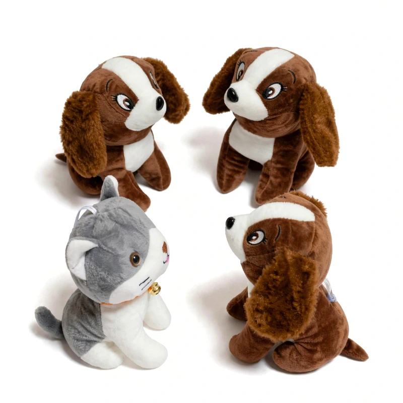 Peluche perrito - gatito sentado Altura 17cm