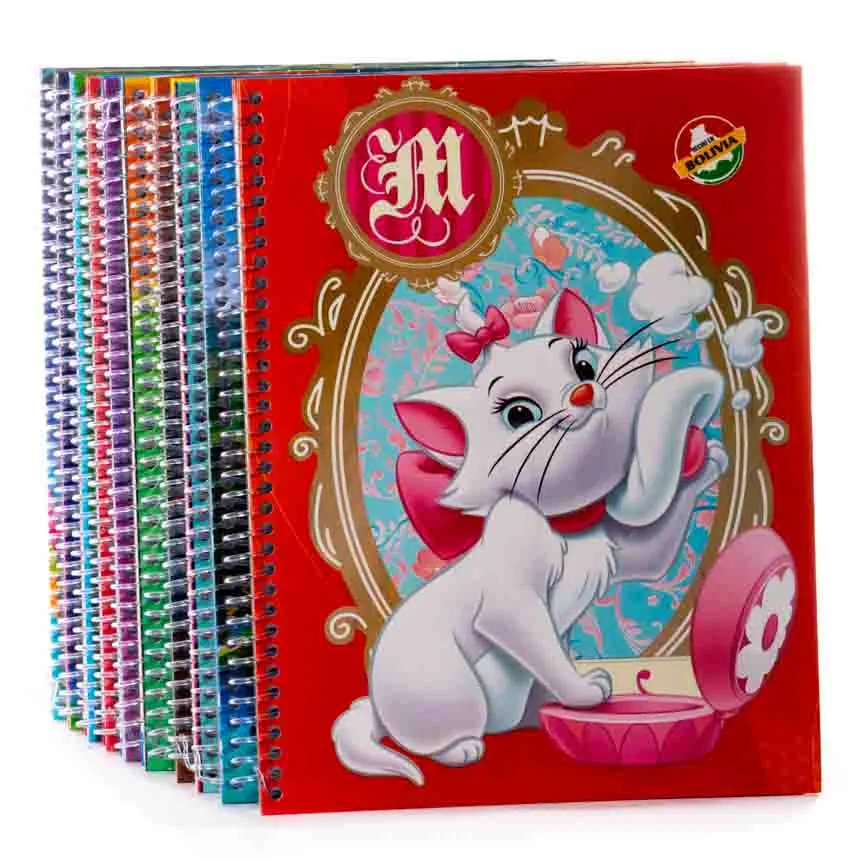 Cuaderno anillado artesanal carta 80h