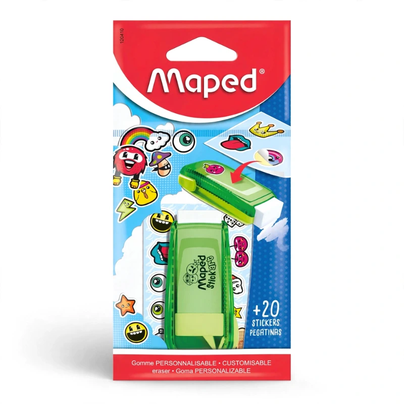 Borrador + Stickers Maped Stick 'Art