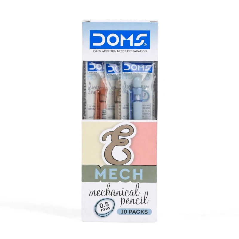 Portaminas 0.5mm, E-MECH Doms cajita de 10pcs