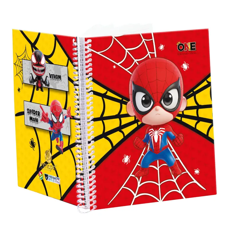 Cuaderno anillado full color Diseños Carta INMAPEL 100 hojas