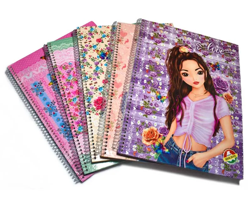 Cuaderno anillado full color Diseños Carta INMAPEL 100 hojas