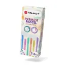 Boligrafo PREMIER 0.5mm 6 colores pastel 12u