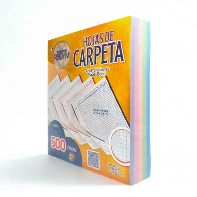 Hojas Trapper INMAPEL borde Punteado pastel cuadro normal 200h