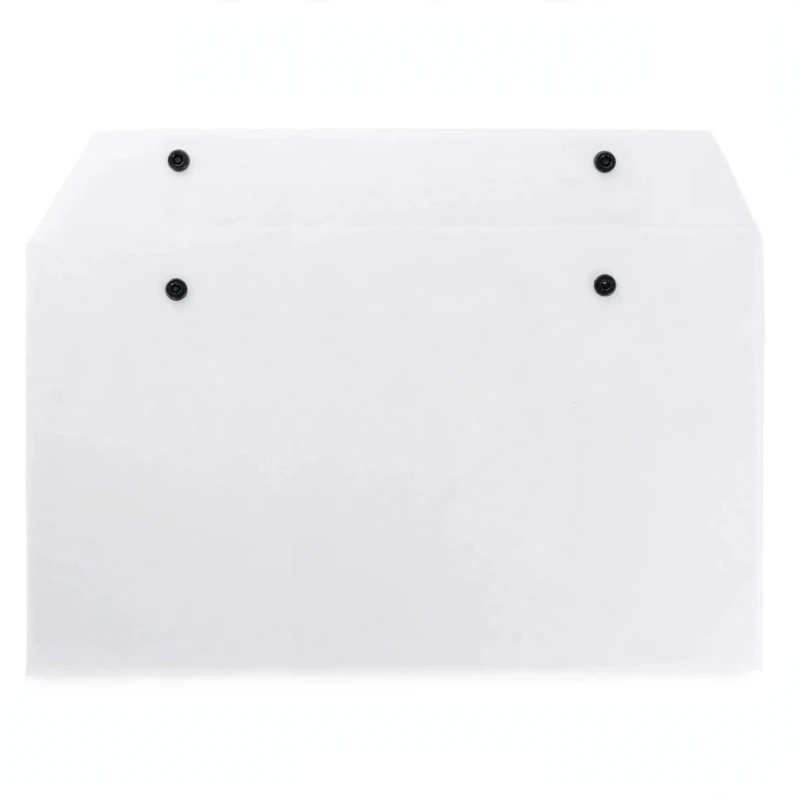 Folder Plastico Transparente Oficio con boton