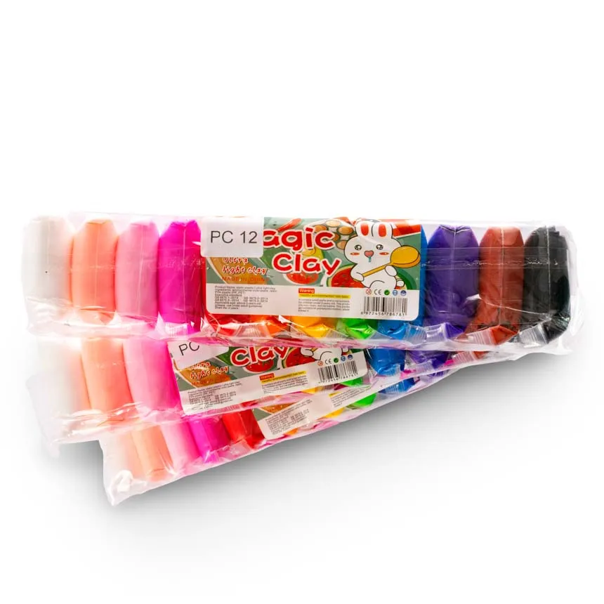 Arcilla Magica 12 colores