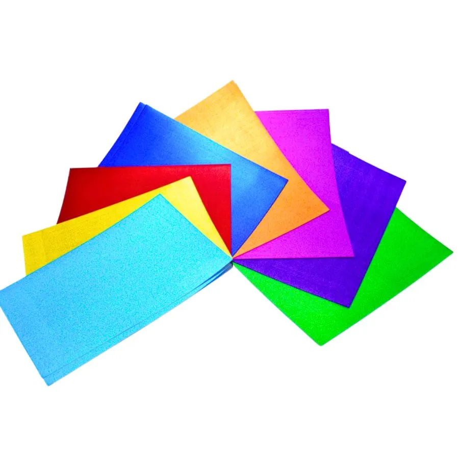 Goma eva Metalizado Oficio paquete de 10 colores Surtido