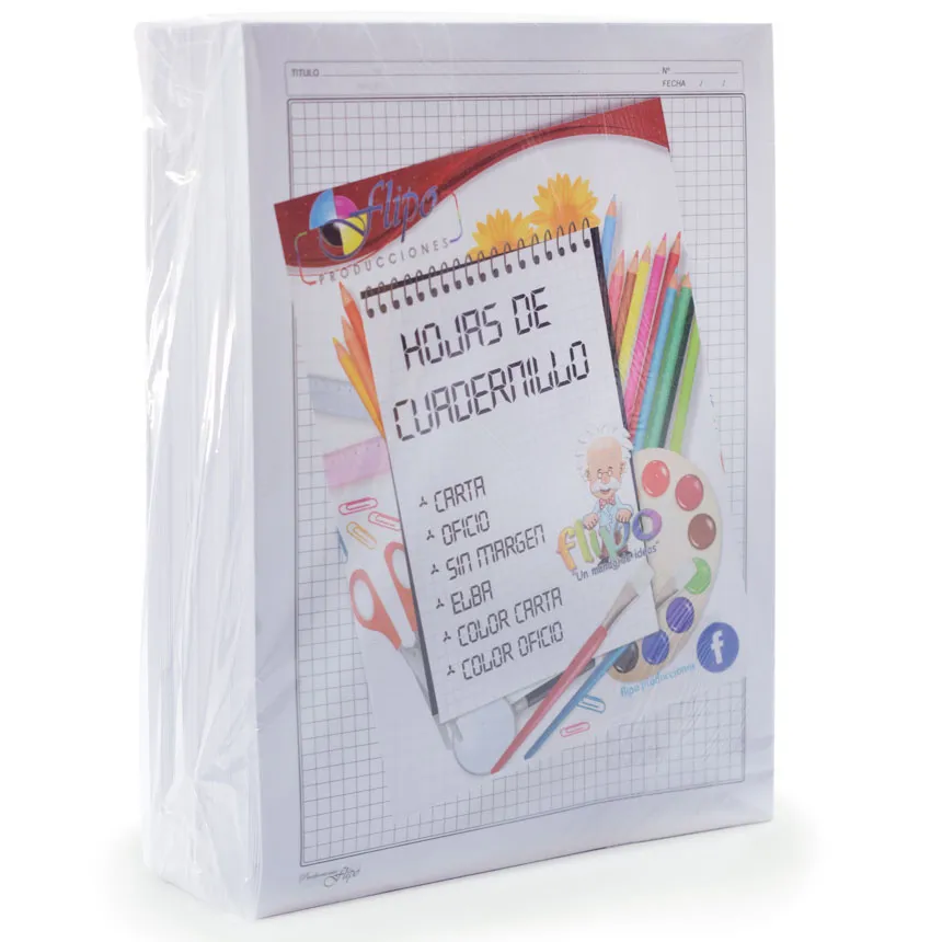 Hojas cuadernillo Carta