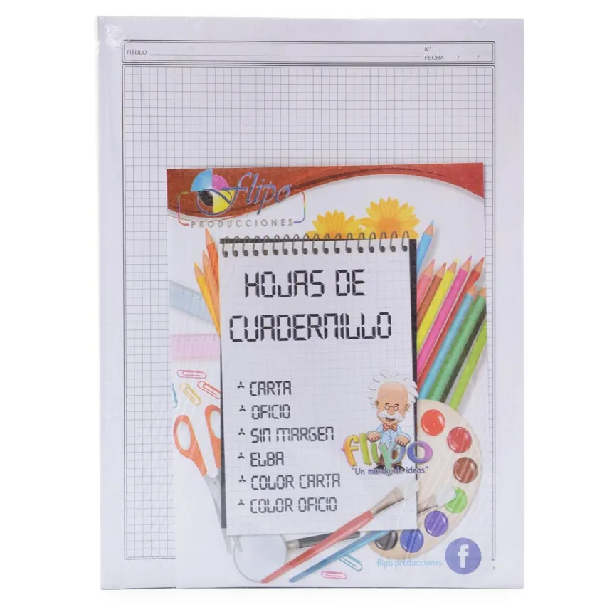 Hojas cuadernillo Elba carta 100 paquetitos de 5 hojas