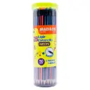 Lapiz Negro 2B Carboncillo con Borrador MADISON de 50u