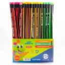 Lapiz negro fluorescente rayado BENMA 144PCS
