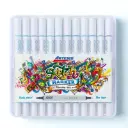 Marcador Artesco doble punta SKETCH Estuche Rigido 24 colores