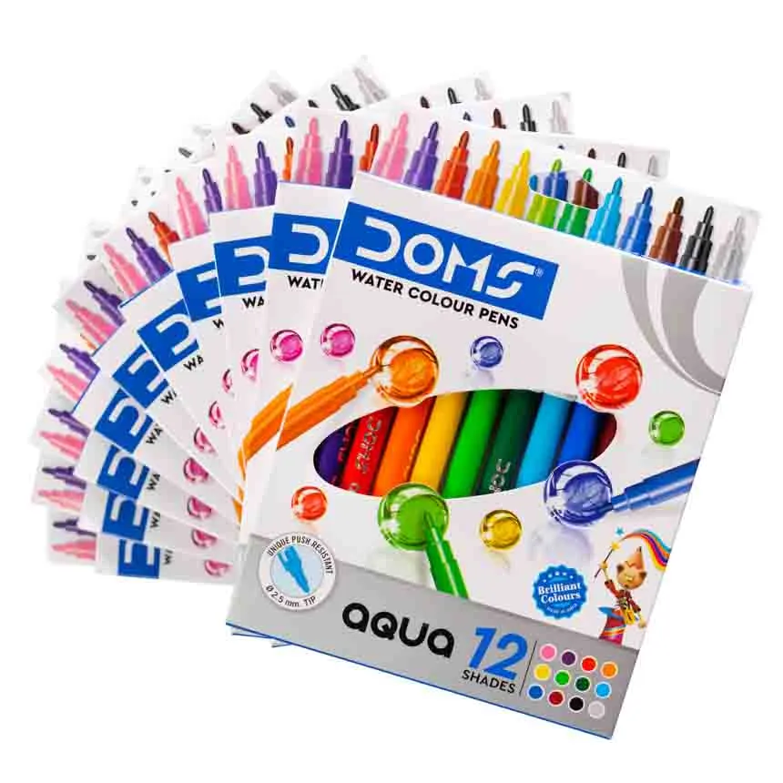 Marcador Escolar DOMS de 12 Colores