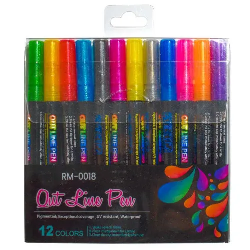 Marcador outliner RM-0018-12  12 colores