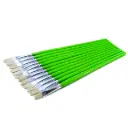 Paquete de Pincel Plano #10 de 12u