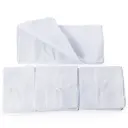 Pañuelo blanco bordado 100% algodon MUJER 28x28cm 12uni