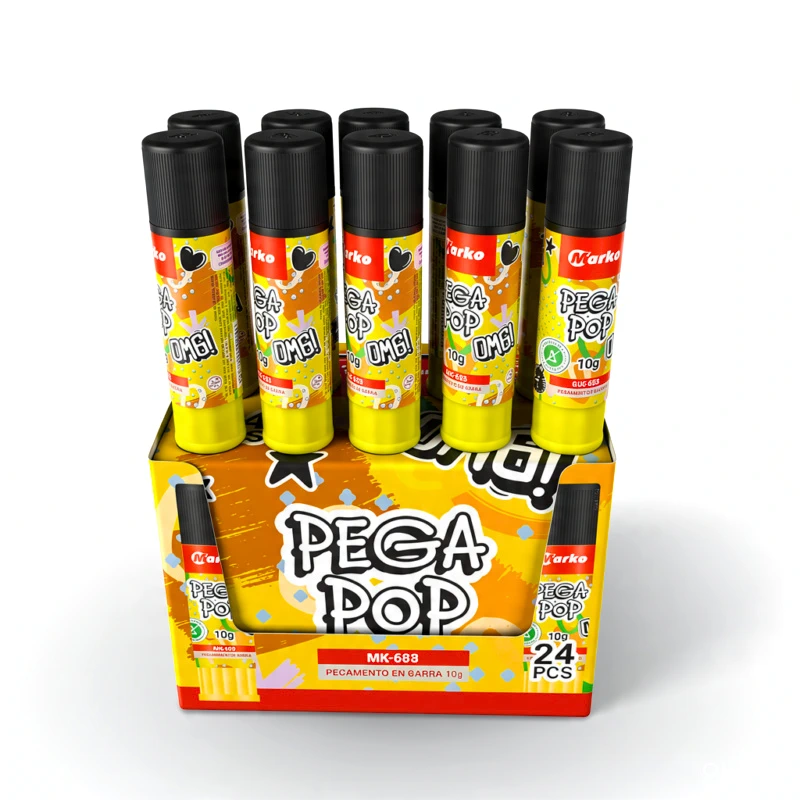 Pegamento en barra Marko 10gr 24pcs