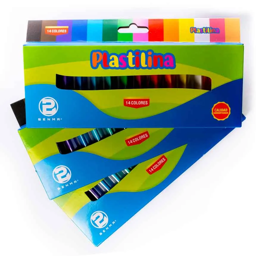 Plastilina Benma de 14 colores
