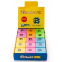 Borrador Benma 30u 4 colores Neones