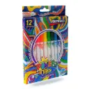 Marcador punta Power Tips conica trazo delgado o grueso 4.5mm Artesco 12 colores