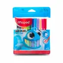 Rotulador Marcador Maped Peps Ocean 12 colores