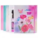 Cuaderno anillado 6 separadores tapa dura GoldStar carta, con liga 140H