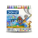 Marcador punta pincel o brush pen, super soft DOMS cajita de 14 colores