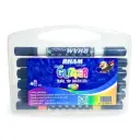 Marcador Magic Glitter Doble Punta Pincel de 12PCS/ 24 Colores