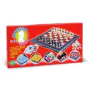 Ajedrez Magnetic Games 8 en 1 molino, serpientes y escaleras, backgammon, naipes, domino, damas, ajedrez y ludo