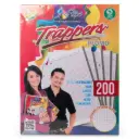Hojas trapper RAYADO blanco y negro Flipo 200h